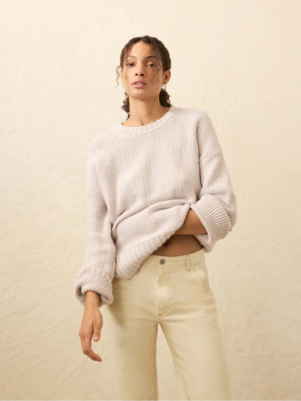 Faherty heirloom cotton sweater - Picture 3 of 4
